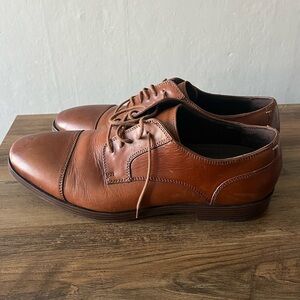 Cole Haan Men’s Jay Grand Cap Toe Oxfords Tan Leather Size 10